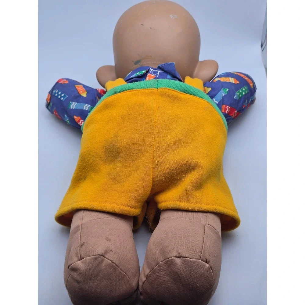 Vintage Little Big Ears Doll Boy First Generation No Hair Outfit Bald 14